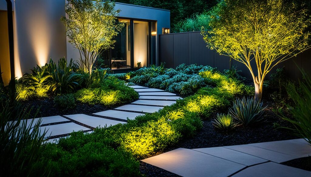 Tendencias de iluminación para jardín 2024