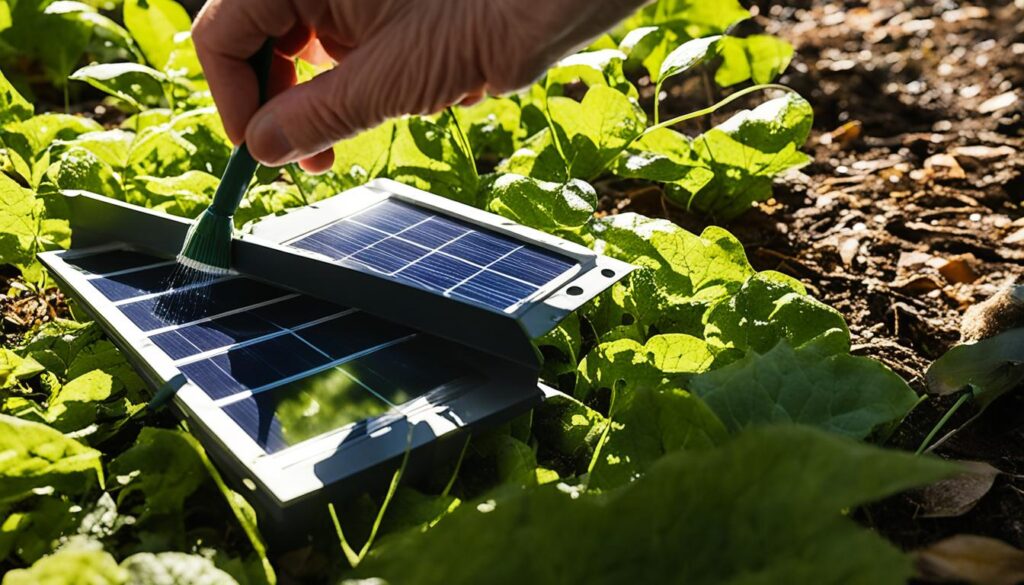 cuidado luces solares