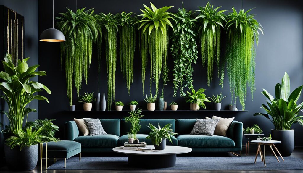 decoración con plantas