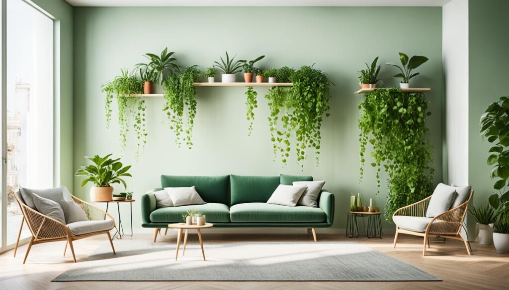 decoración con plantas