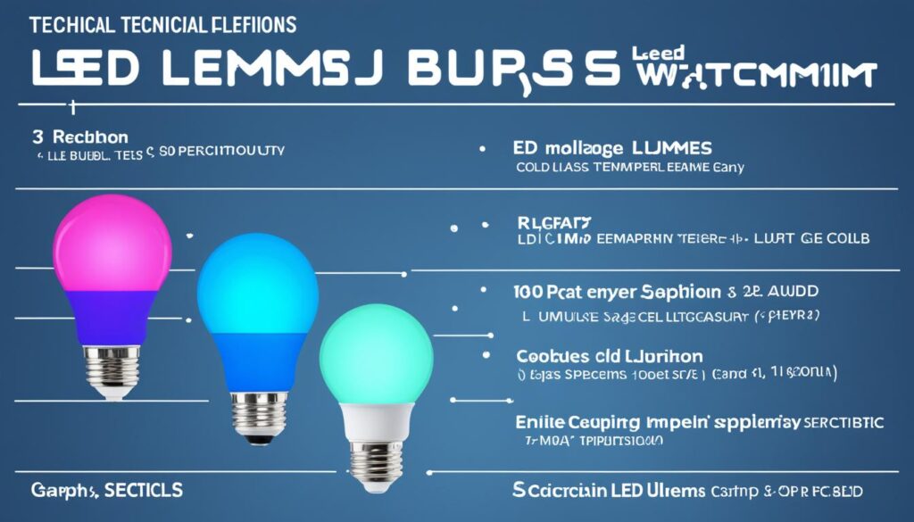 especificaciones tecnicas bombillas led