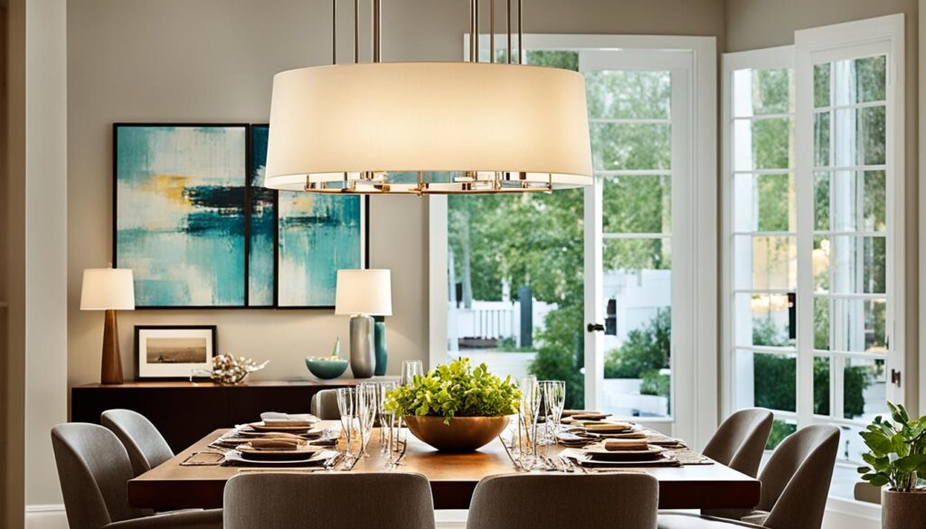iluminación comedor