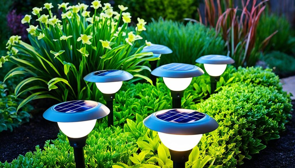 marcas luces solares jardín
