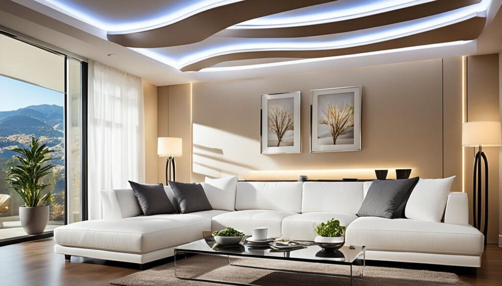 paneles led techo salón