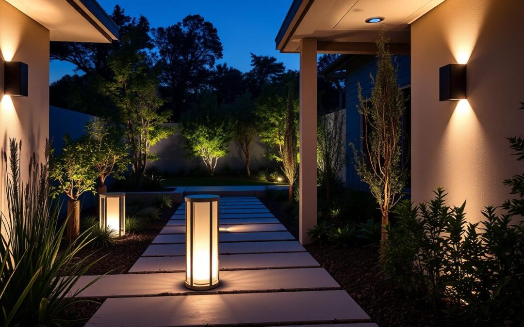 Iluminación exterior moderna: tendencias y consejos