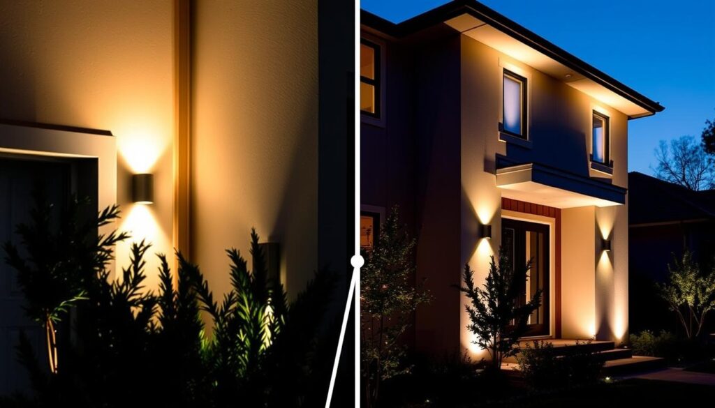 iluminación exterior moderna