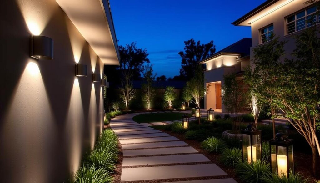 iluminación exterior moderna