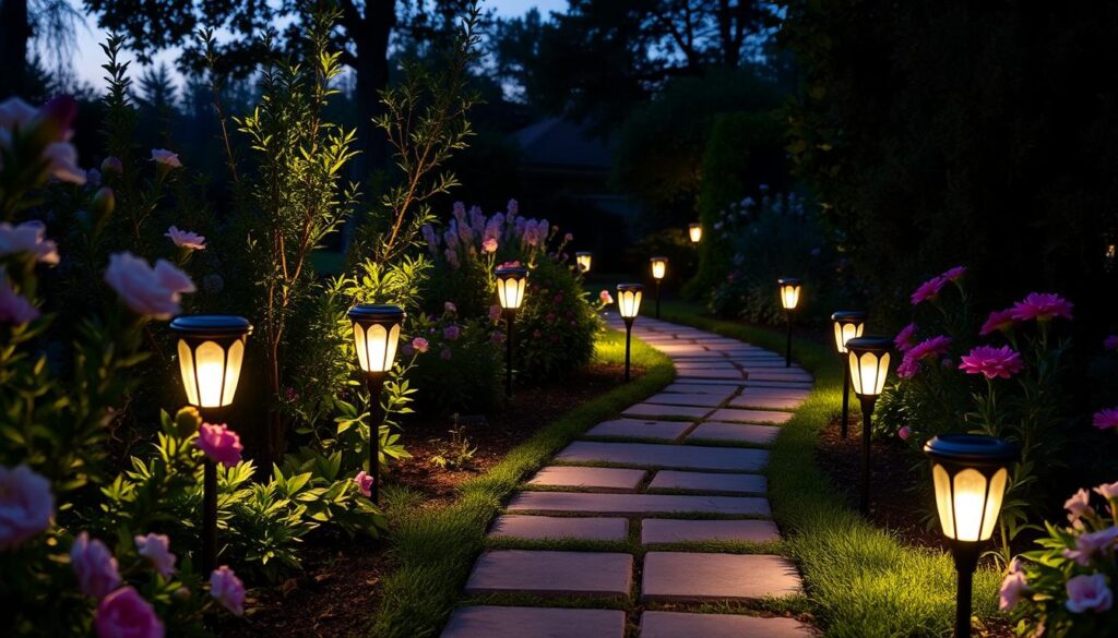 luminarias solares decorativas