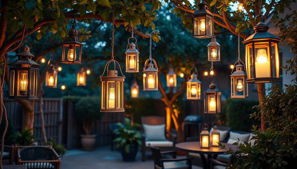 faroles decorativos para patios
