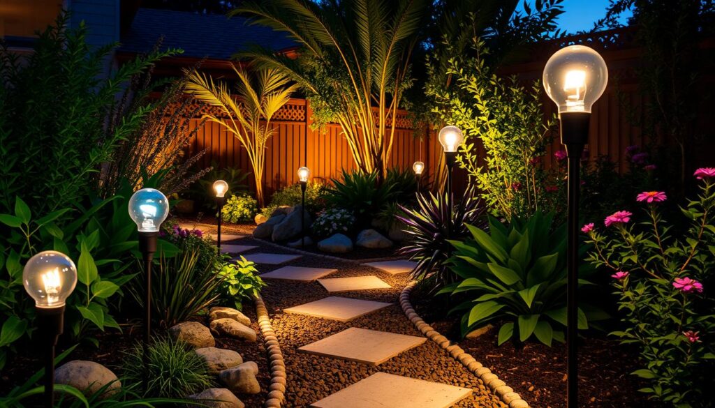 focos de bajo consumo para jardín