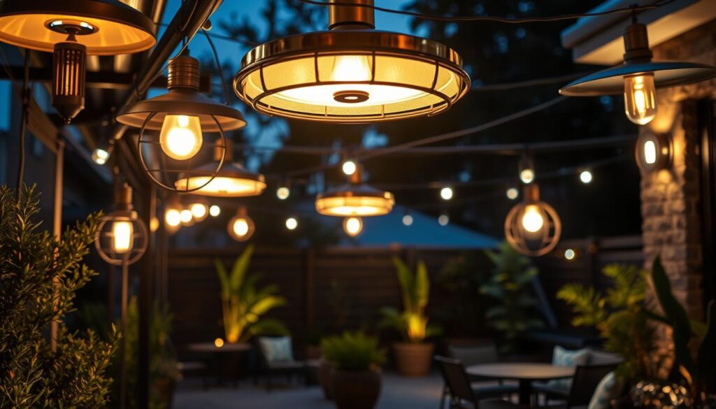 iluminación eficiente para exteriores