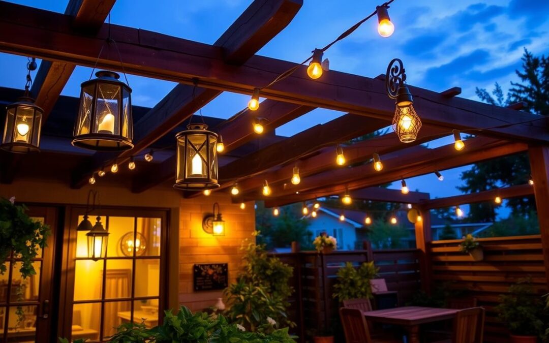 Aprende a decorar con iluminación exterior rústica