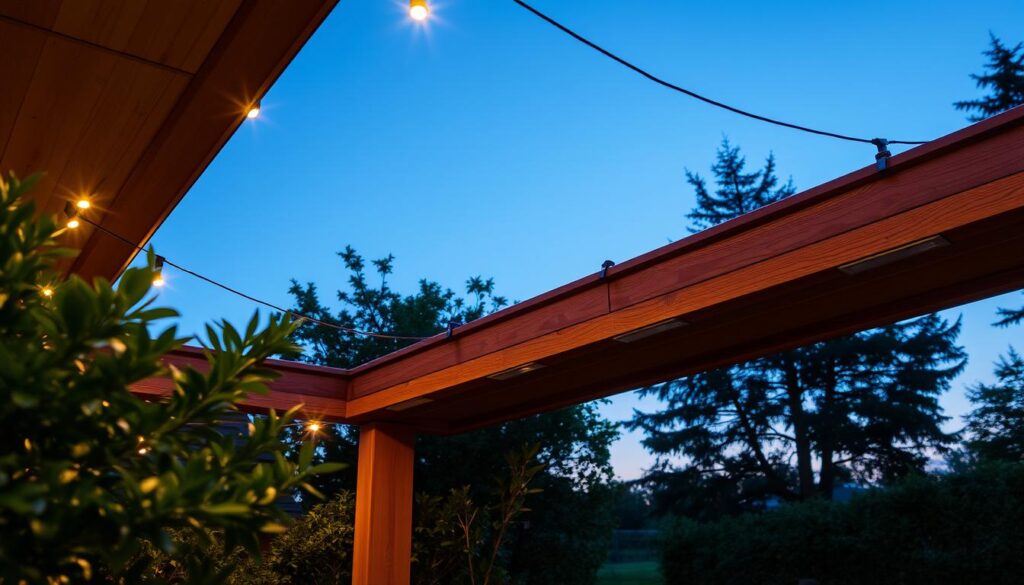iluminación solar para exteriores