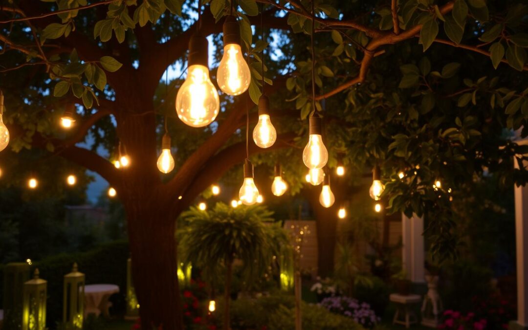 Luces colgantes para jardín: Ilumina tu espacio al aire libre