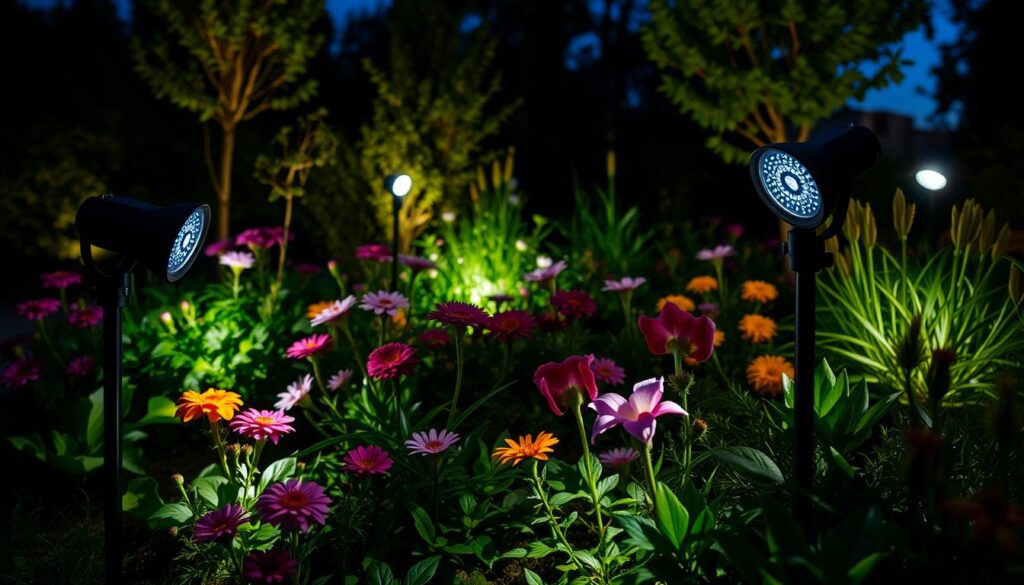 proyectores led jardín
